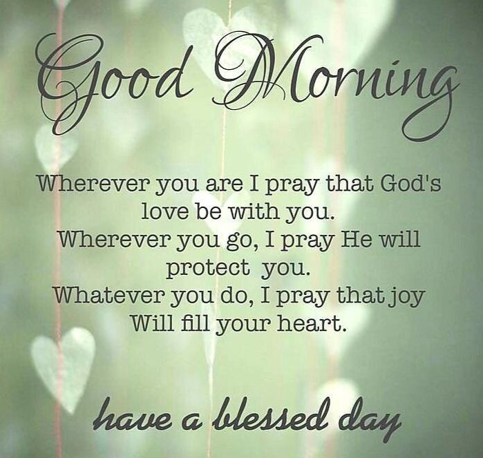 good morning