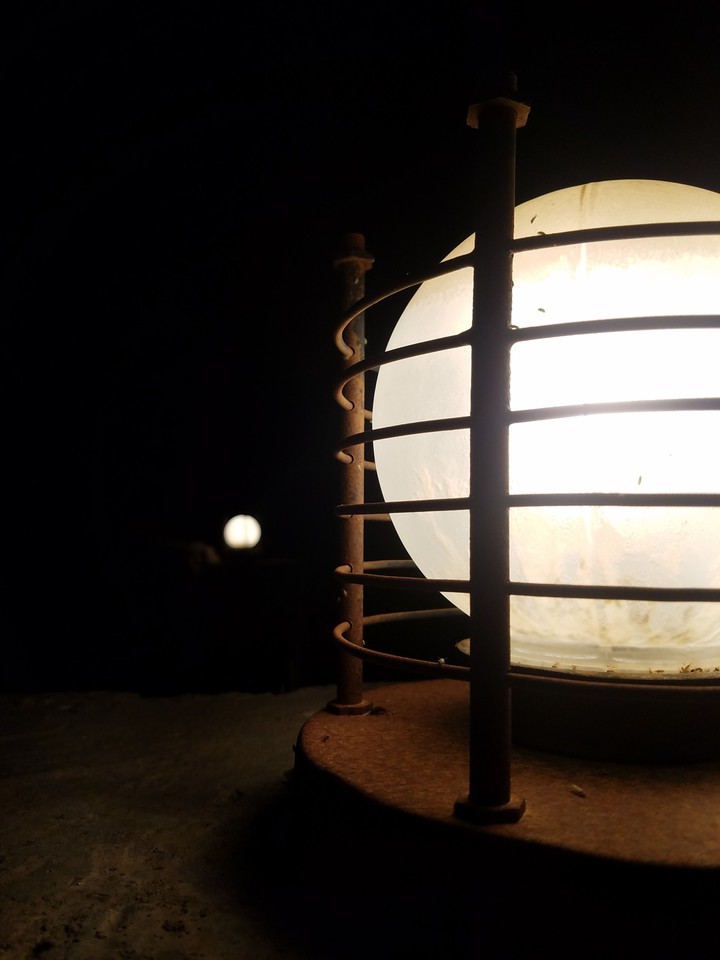 Rusty lamp