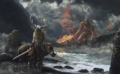 Battle with a giant