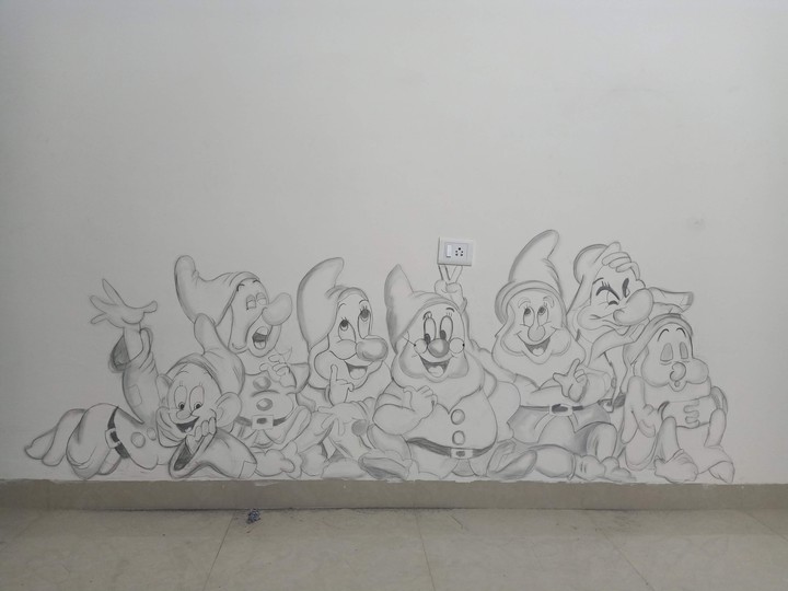 7 Dwarf without colouring . .My Scatching. .My Photography.