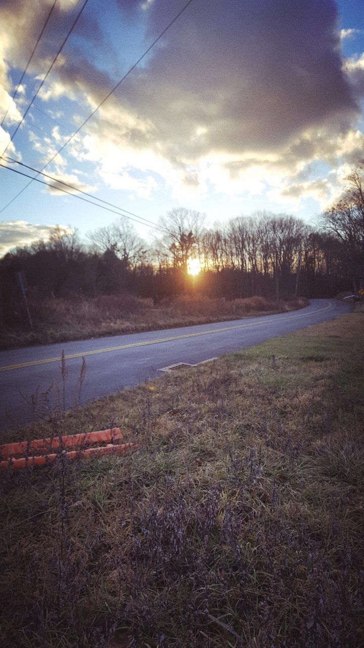Sunset over Street