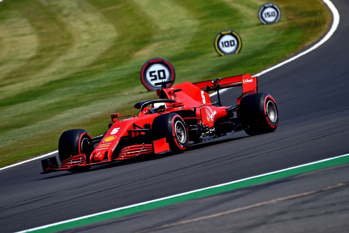 F1 70th anniversary 2020, Sebastian Vettel, Ferrari