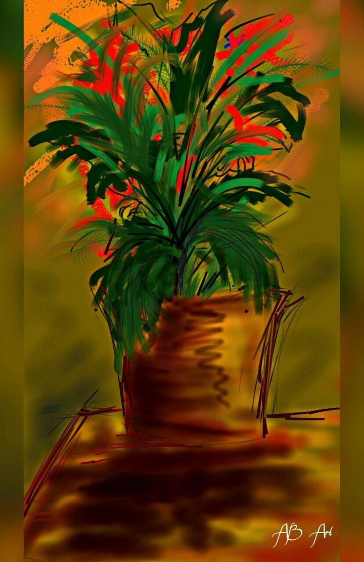 abstract flower
