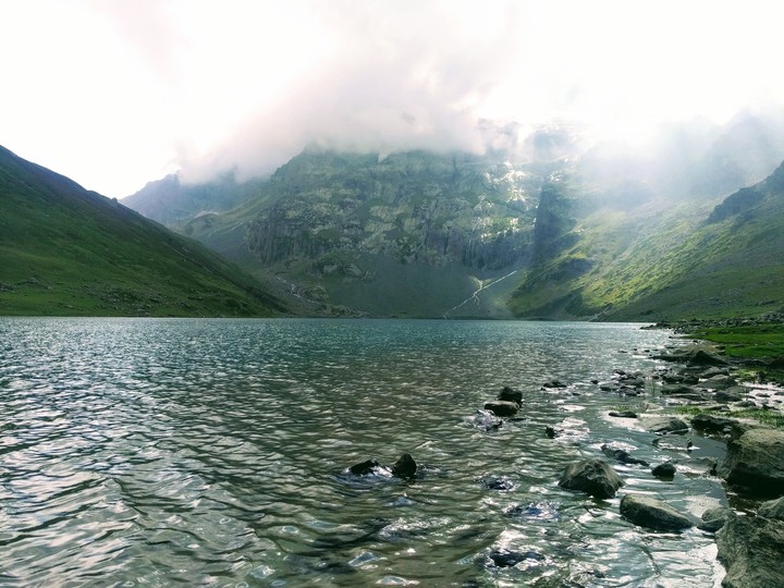 Lake in mountain