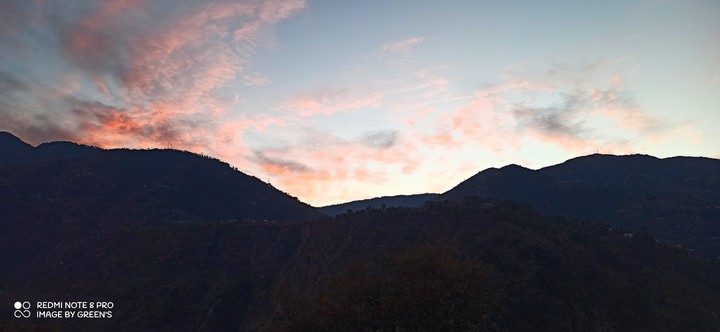 Breaking Dawn by my window.