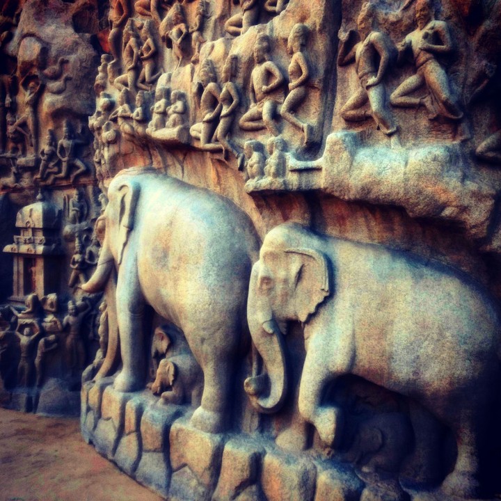 Elephant sculpture