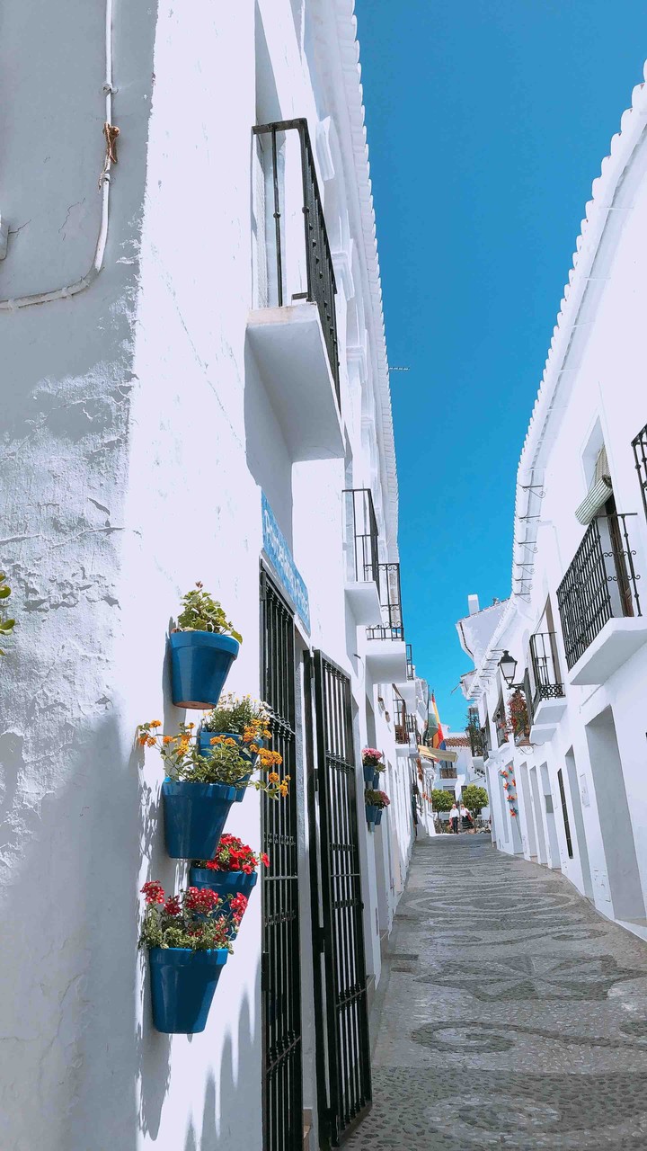 white town