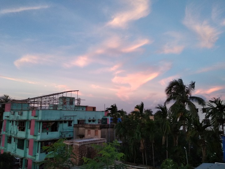 coloured sky