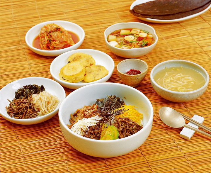 한식-밥과 고기