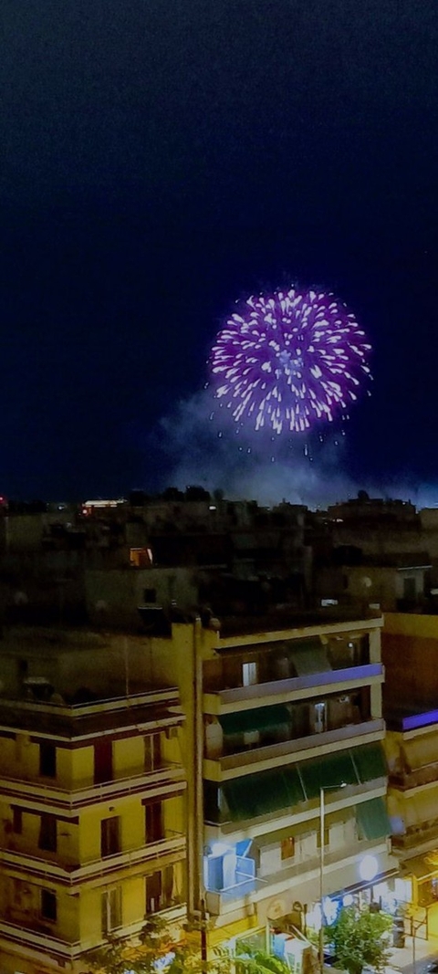 Celebrational sky! (Kallithea, Athens)