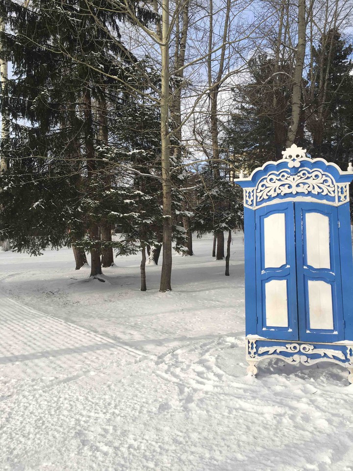 окно