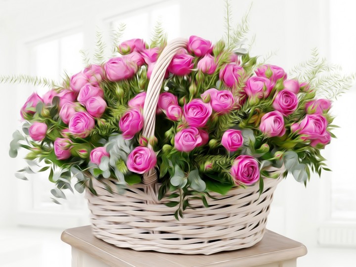 basket flower