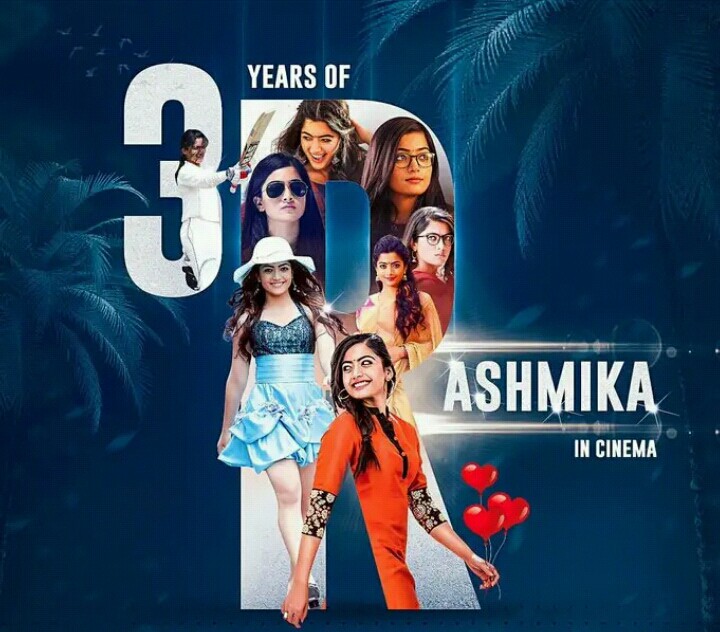 3 years of rashmika ???