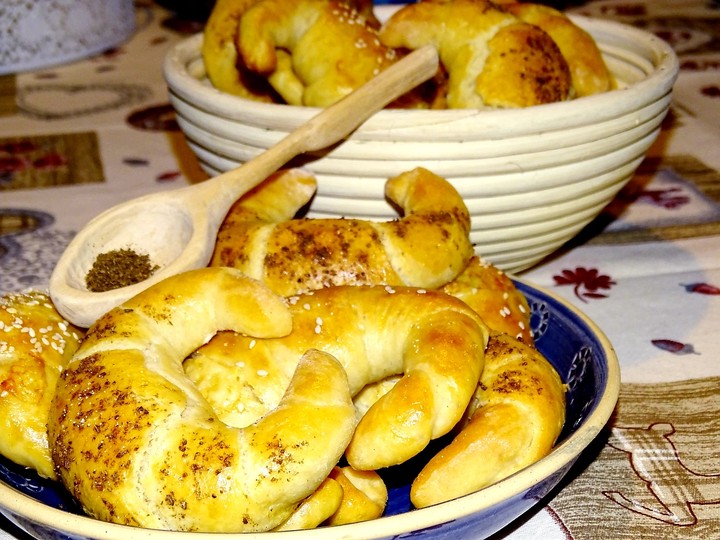 home made rolls from my wife