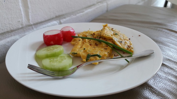 scrambled eggs
