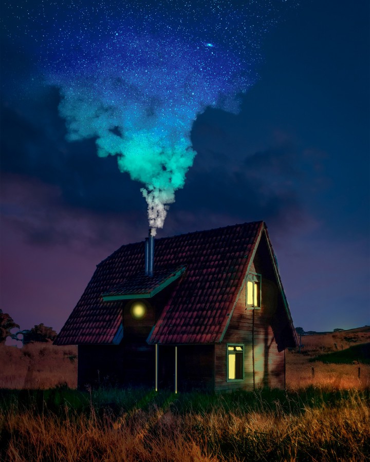"Smoke of stars" Photoshop edit