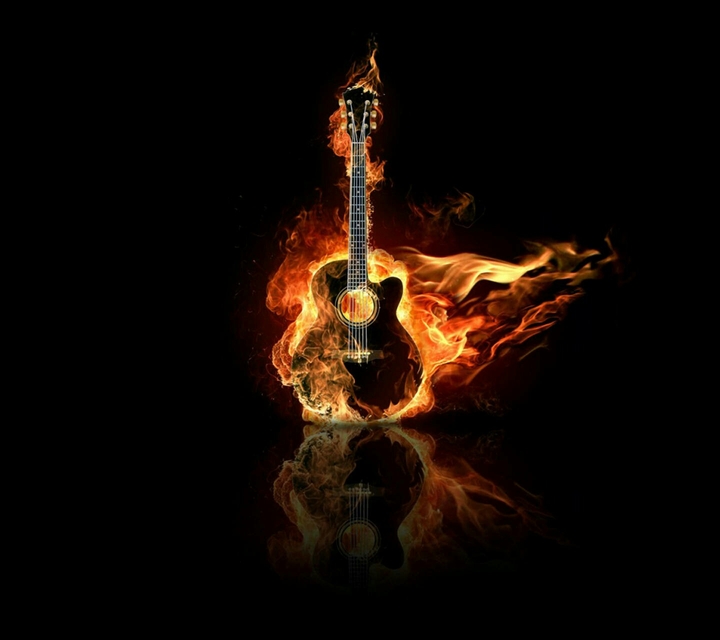Fire Guitar