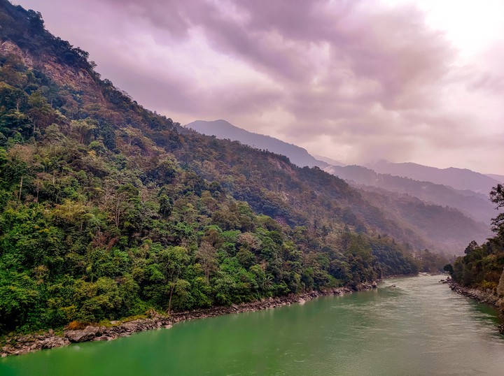 Tista River, Gangtok, Sikkim, India